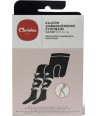 CHRISTOU ΚΑΛΣΟΝ ΔΙΑΒΑΘΜΙΣΜΕΝΗΣ ΣΥΜΠΙΕΣΗΣ 140 DEN 18-22mm Hg ΜΑΥΡΟ 1 ΤΕΜΑΧΙΟ
