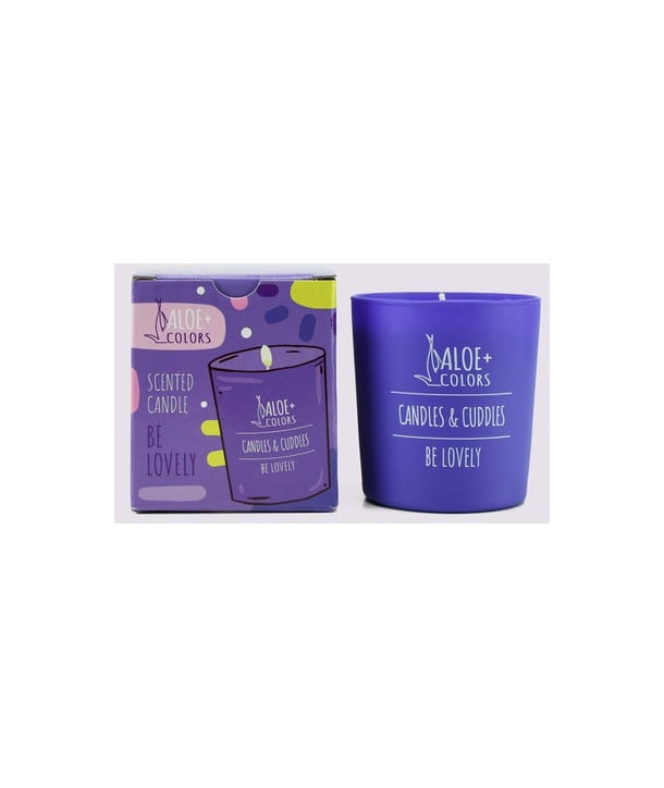 ALOE+ COLORS SCENTED CANDLE BE LOVELY