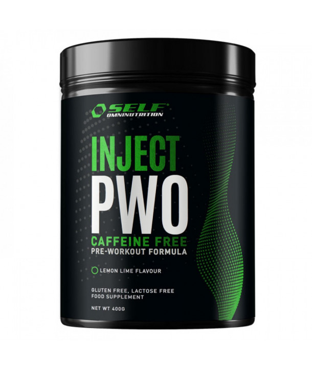SELF OMNINUTRITION INJECT PWO CAFFEINE FREE LEMON LIME FLAVOUR 400gr
