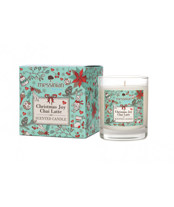 MESSINIAN SPA CHRISTMAS JOY CHAI LATTE SCENTED CANDLE