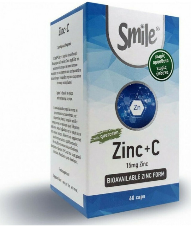 SMILE ZINC + C 60 CAPS