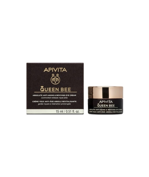 APIVITA QUEEN BEE ΚΡΕΜΑ ΜΑΤΙΩΝ ΑΠΟΛΥΤΗΣ ΑΝΤΙΓΗΡΑΝΣΗΣ & ΑΝΑΖΩΟΓΟΝΗΣΗΣ 15ml