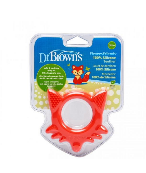 DR BROWN'S SILICONE TEETHER 3m+
