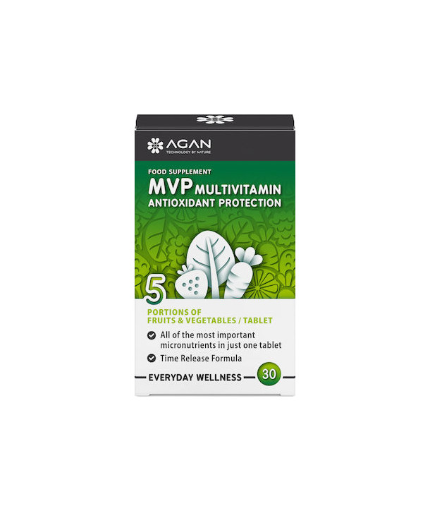 AGAN MVP MULTIVITAMIN ANTIOXIDANT PROTECTION 30 TABS