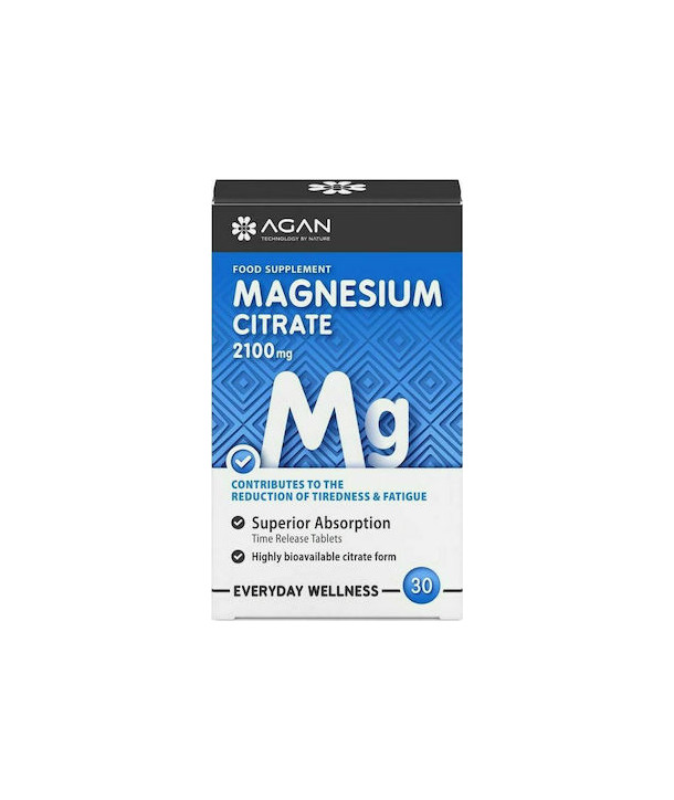 AGAN MAGNESIUM CITRATE 2100mg 30 TABS
