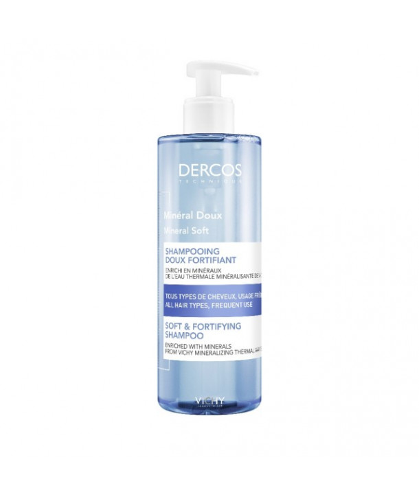 VICHY DERCOS MINERAL SOFT & FORTIFYING SHAMPOO 400ml