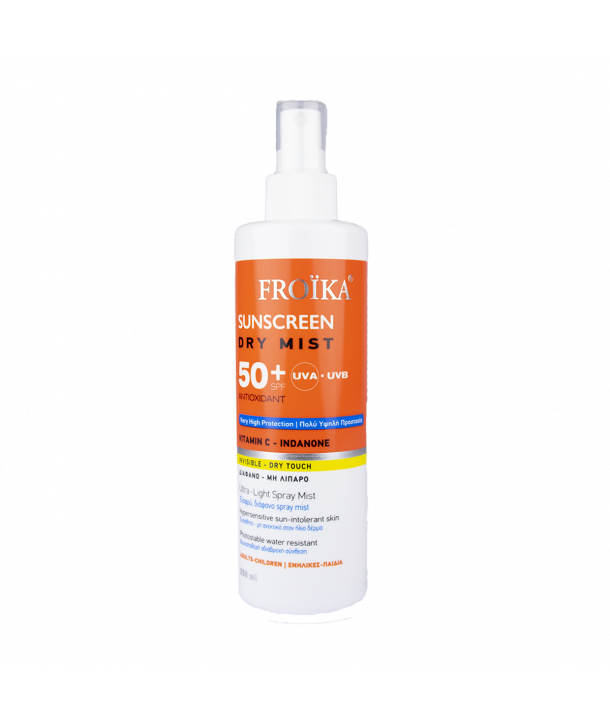 FROIKA SUNSCREEN DRY MIST SPF50+ INVISIBLE 250ml