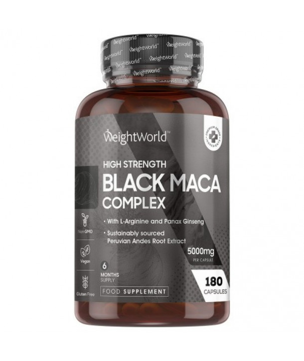 WEIGHT WORLD BLACK MACA COMPLEX 5000mg 180 CAPS