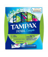 TAMPAX PEARL COMPAK SUPER 16 PCS