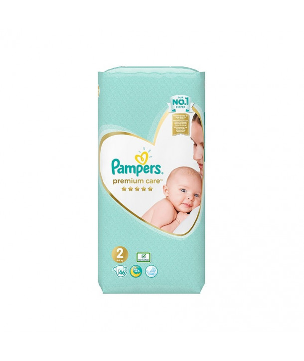 PAMPERS PREMIUM CARE SIZE 2 4-8kg 46 PCS