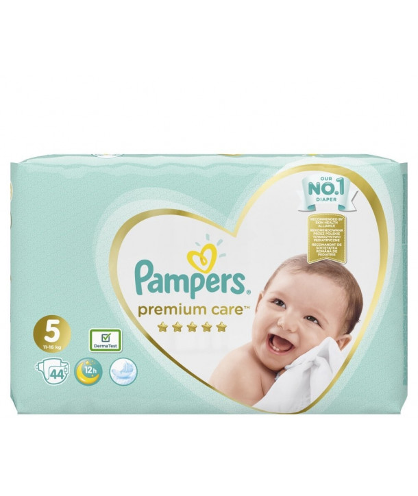 PAMPERS PREMIUM CARE SIZE 5 11-16kg 44 ΤΜΧ