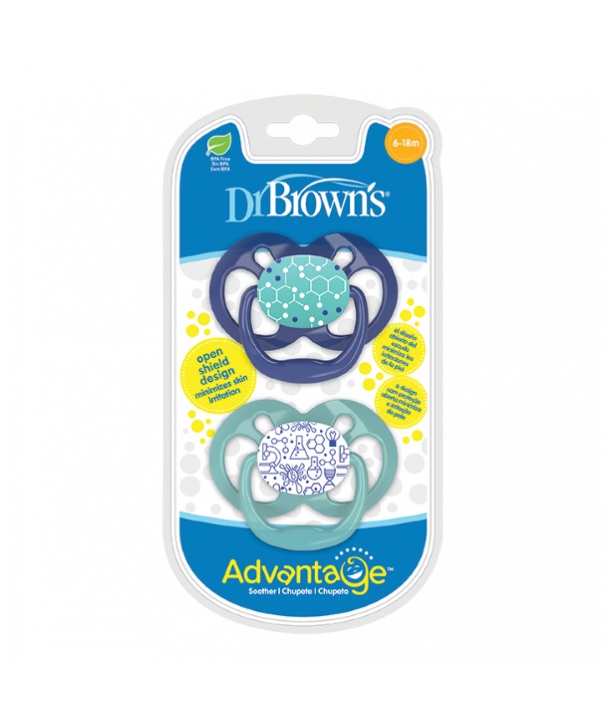 DR BROWN'S ADVANTAGE 6-18M 2 PCS