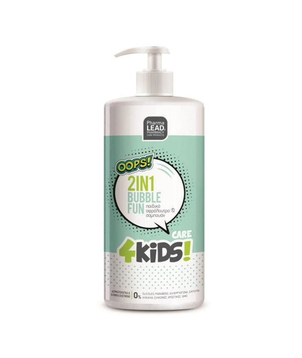 VITORGAN PHARMALEAD 2 IN 1 BUBBLE ΠΑΙΔΙΚΟ ΑΦΡΟΛΟΥΤΡΟ ΣΑΜΠΟΥΑΝ 1000ml
