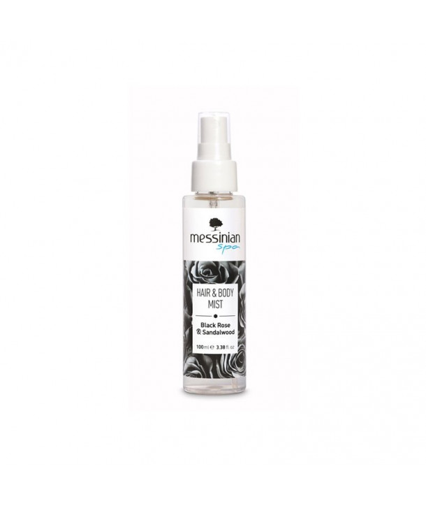 MESSINIAN SPA HAIR BODY MIST BLACK ROSE SANDALWOOD 100ml