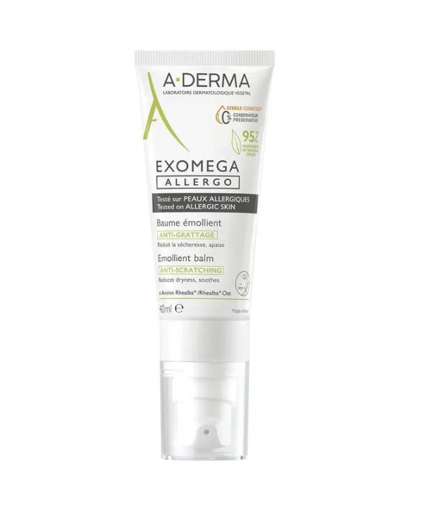 ADERMA EXOMEGA ALLERGO EMOLLIENT BALM 40ml
