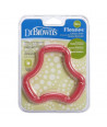 DR BROWN'S TEXTURED TEETHER PINK 3m+ 1 PIECE