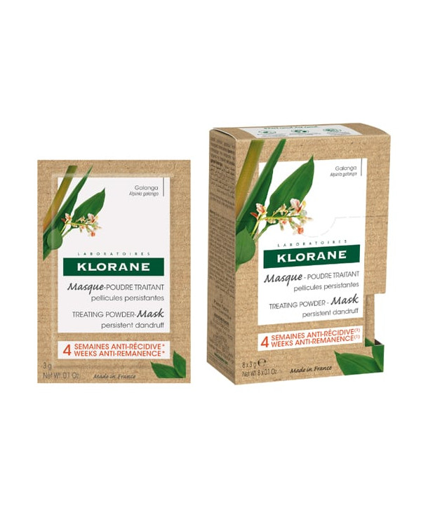 KLORANE TREATING POWDER MASK GALANGA 8x3gr