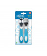 DR BROWN'S SOFT GRIP SPOON FORK SET 12m+