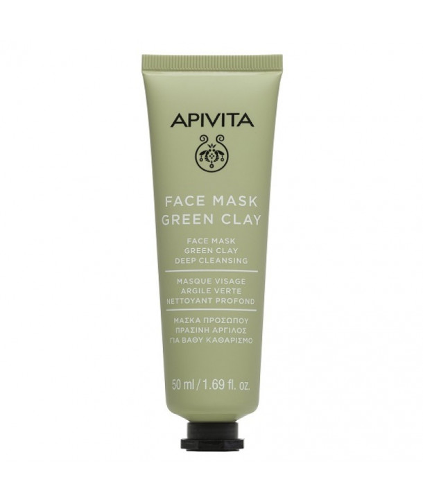 APIVITA FACE MASK WITH GREEN CLAY 50ml