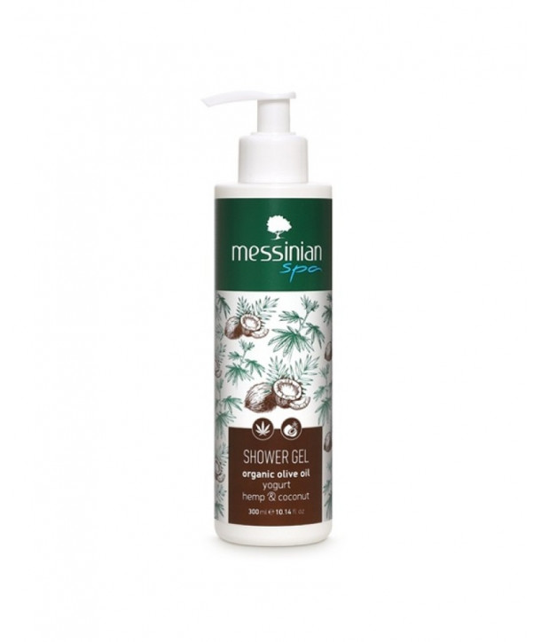 MESSINIAN SPA SHOWER GEL YOGURT HEMP & COCONUT 300ml