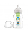 DR BROWN'S OPTIONS+ PLASTIC BOTTLE WIDE NECK WITH AEROSTAT 3m+ 330ml