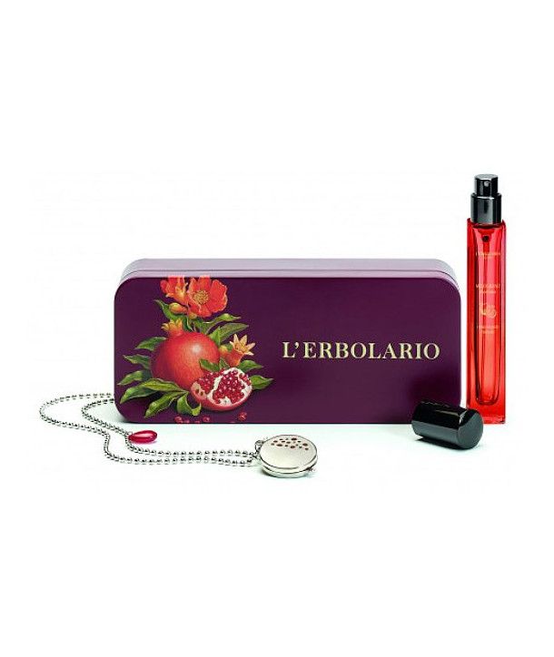 L'ERBOLARIO MELOGRANO POMEGRANATE BEAUTY BOX SEMPRE CON TE PERFUME 10ml & ΚΟΛΙΕ