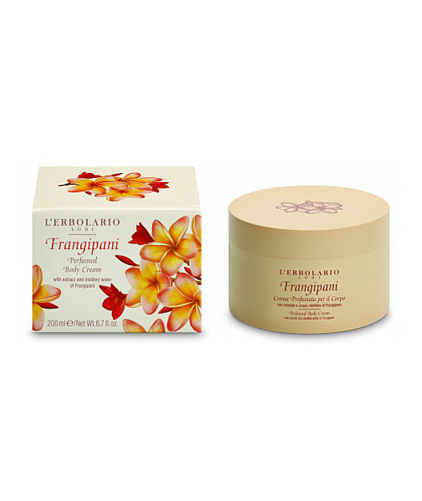 L'ERBOLARIO FRANGIPANI PERFUMED BODY CREAM 200ml