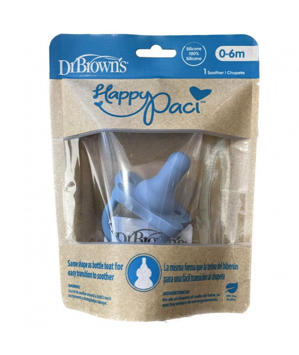 DR.BROWNS SILICONE PACIFIER BLUE