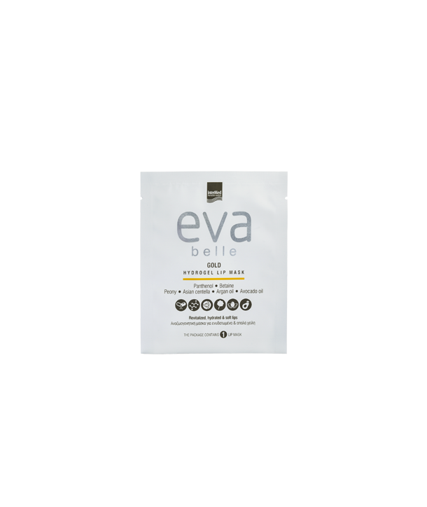 INTERMED EVA BELLE GOLD HYDROGEL LIP MASK 1 ΤΕΜΑΧΙΟ