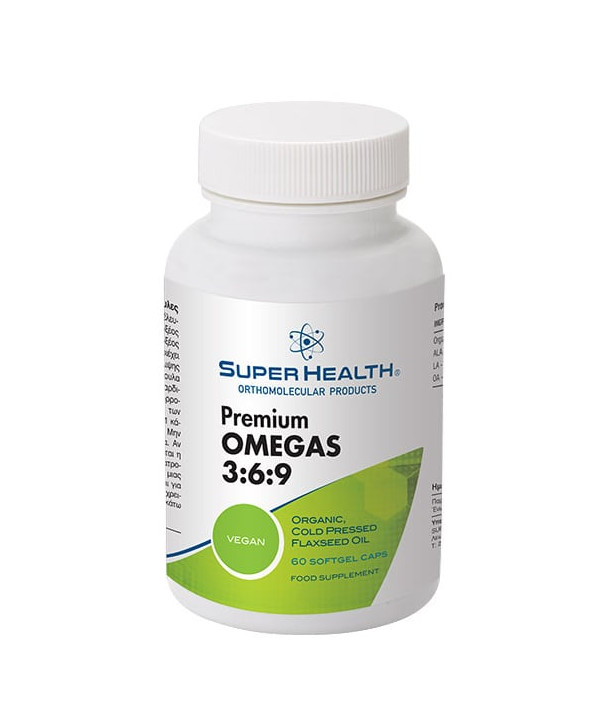 SUPER HEALTH PREMIUM OMEGAS 3 6 9 60 SOFTGELS CAPS