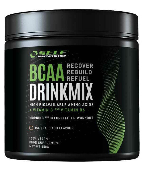 SELF OMNINUTRITION BCAA DRINK MIX ICE TEA PEACH FLAVOUR 250gr