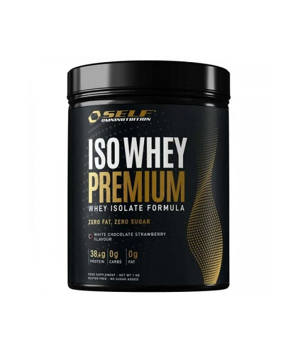 SELF OMNINUTRITION ISO WHEY PREMIUM WHITE CHOCOLATE STRAWBERRY 1KG