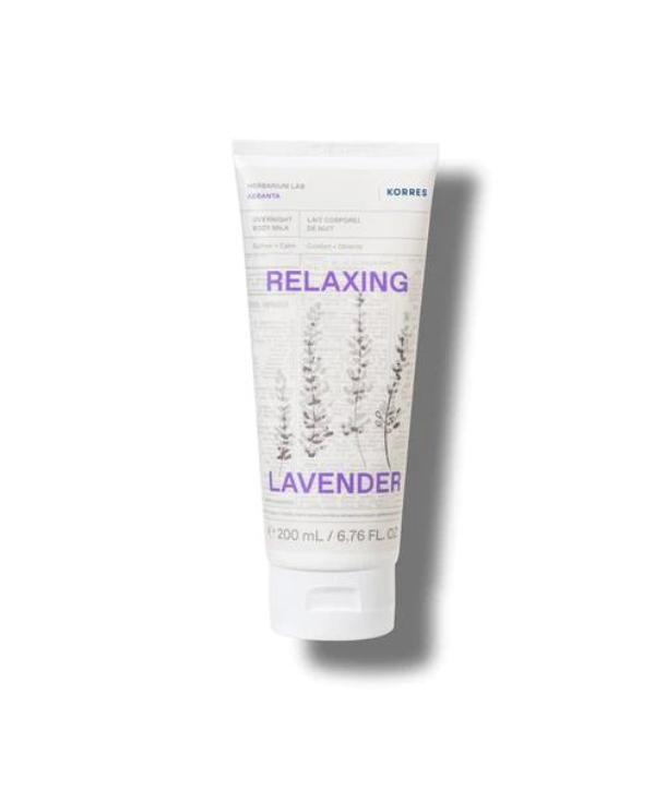 KORRES RELAXING LAVENDER OVERNIGHT BODY MILK 200ml
