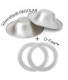 SILVERETTE NURSING CUPS REGULAR 2 PCS & O-FEEL 2 PCS