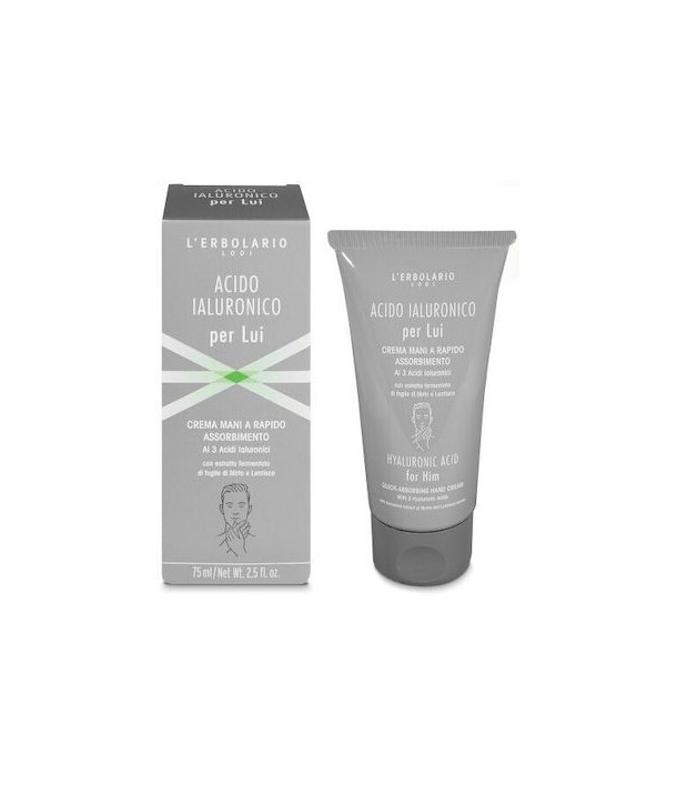 L'ERBOLARIO HYALURONIC ACID FOR HIM HAND CREAM 75ml
