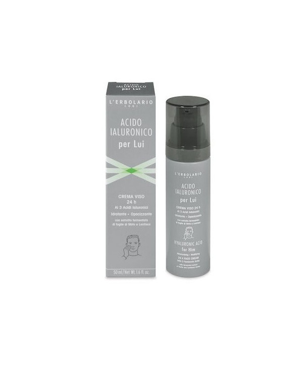 L'ERBOLARIO ACIDO IALURONICO PER LUI CREMA VISO 24h 50ml