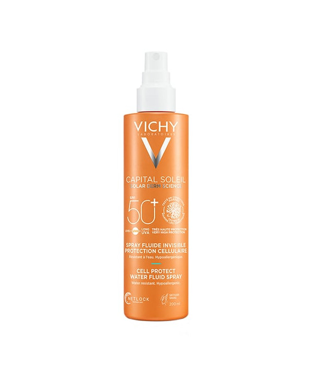 VICHY CAPITAL SOLEIL CELL PROTECT WATER FLUID SPRAY SPF50+ 200ml