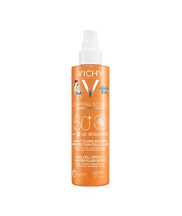 VICHY CAPITAL SOLEIL CELL PROTECT ΛΕΠΤΟΡΡΕΥΣΤΟ ΓΑΛΑΚΤΩΜΑ SPF50+ SPRAY 200ml