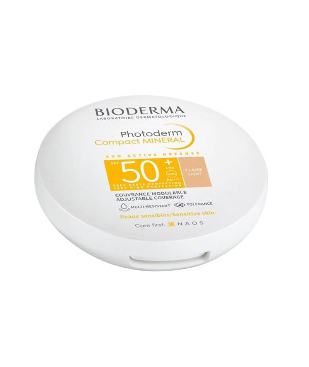 BIODERMA PHOTODERM COMPACT MINERAL CLAIRE LIGHT SPF50+