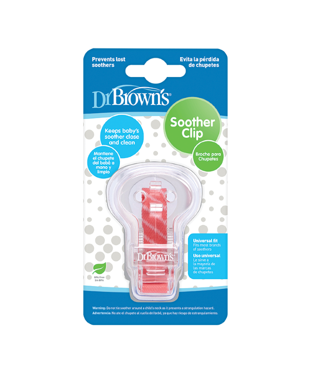 DR BROWN'S SOOTHER CLIP RED 1 PIECE
