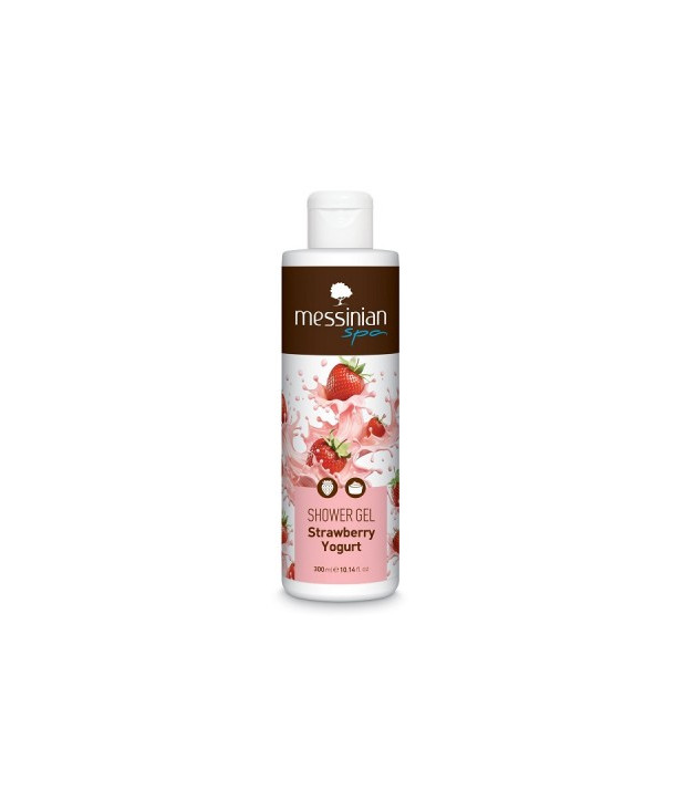 MESSINIAN SPA STRAWBERRY YOGURT SHOWER GEL 300ml