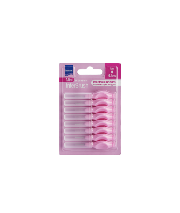 INTERMED MINI ERGONOMIC INTERBRUSH SIZE 0 0.4mm 8PCS