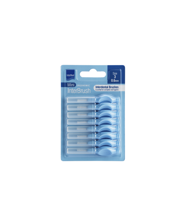 INTERMED MINI ERGONOMIC INTERBRUSH SIZE 3 0.6mm 8 PCS