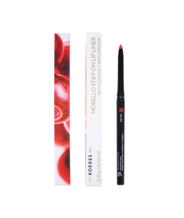 KORRES MORELLO STAY ON LIP LINER 0.35gr 02 REAL RED