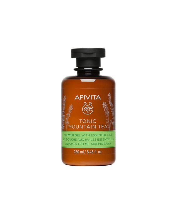 APIVITA TONIC MOUNTAIN TEA SHOWER GEL WITH ESSENTIAL OILS 300ML