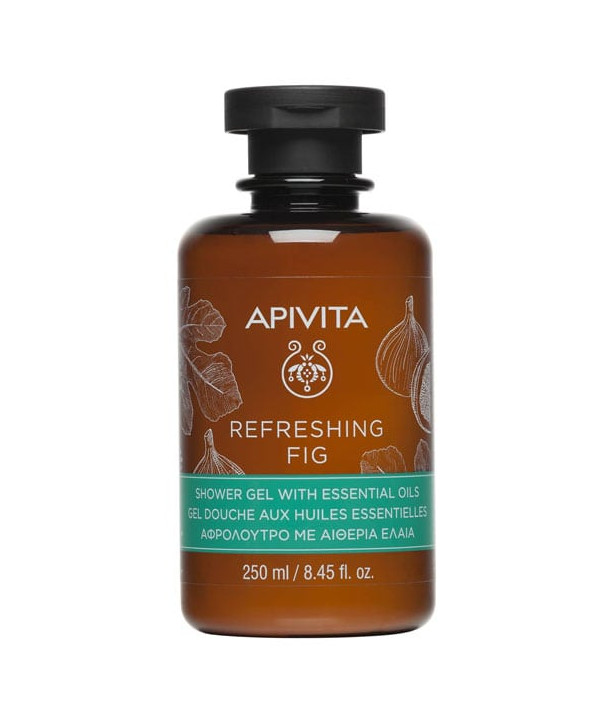 APIVITA REFRESHING FIG SHOWER GEL WITH ESSENTIAL OILS 300ml