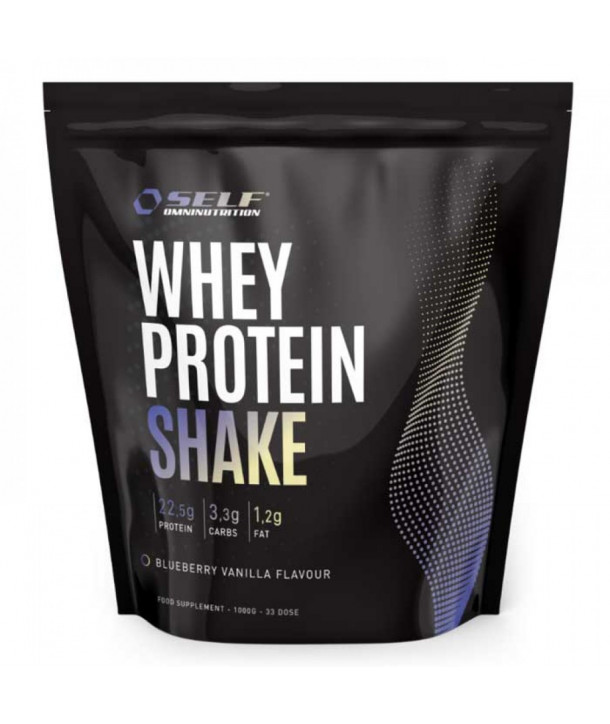 SELF OMNINUTRITION WHEY PROTEIN SHAKE BLUEBERRY VANILLA 1kg