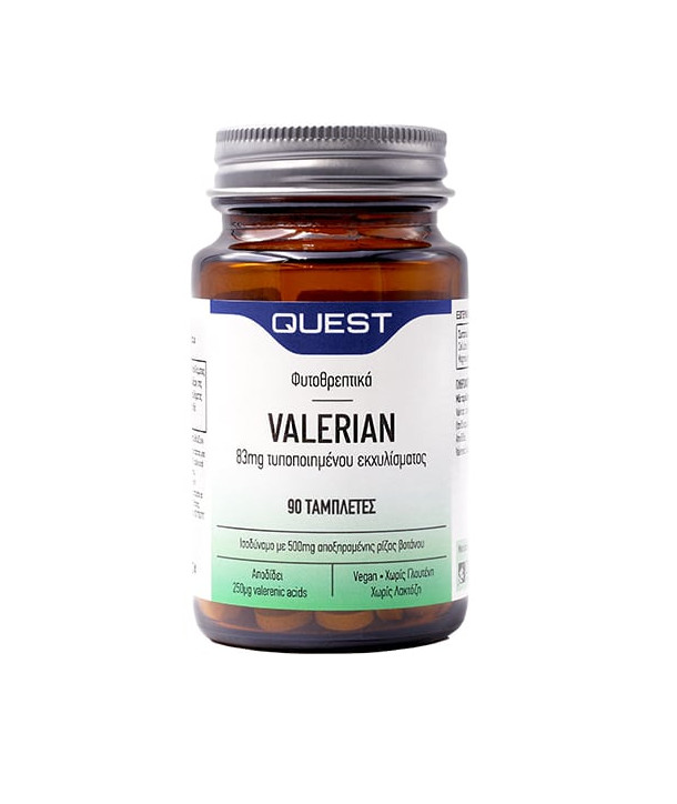 QUEST VALERIAN 83mg EXTRACT 90 TABS