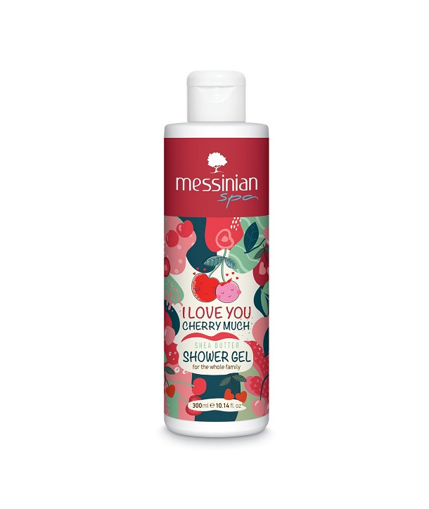 MESSINIAN SPA I LOVE YOU CHERRY MUCH SHOWER GEL 300ml