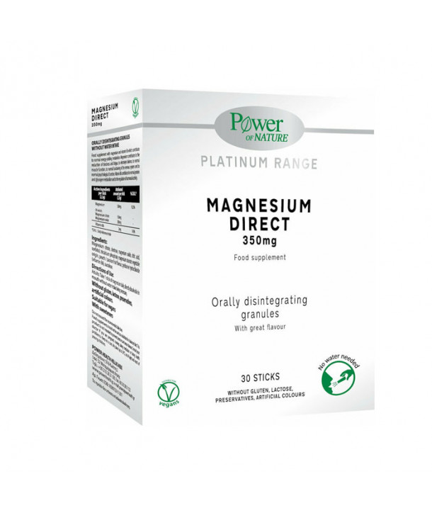 POWER HEALTH MAGNESIUM DIRECT 350mg 30 STICKS